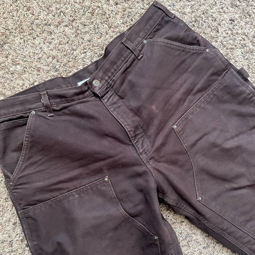 Carhartt double knee quilted work pants - Picture 2 of 8